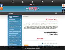 Tablet Screenshot of elszop.pl